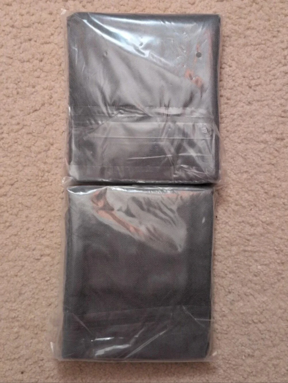 under bed clothes storage grey zipper bags